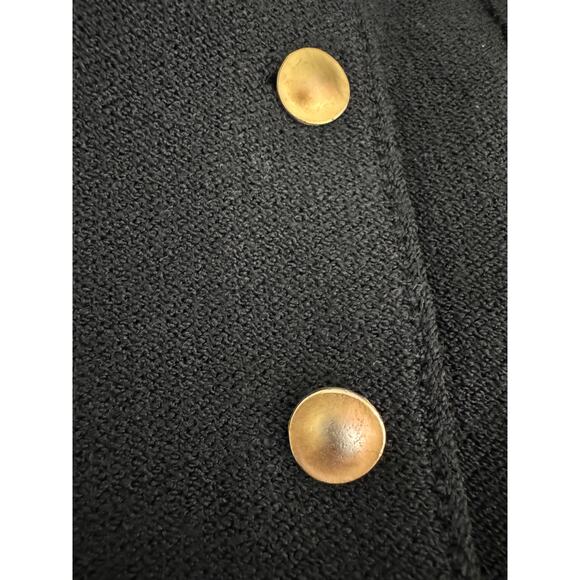 Vintage 70s/80s Jennifer Roberts wool blend metallic studded jumpsuit size S/M - Picture 6 of 11